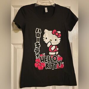 Hello Kitty Classic Black T-Shirt